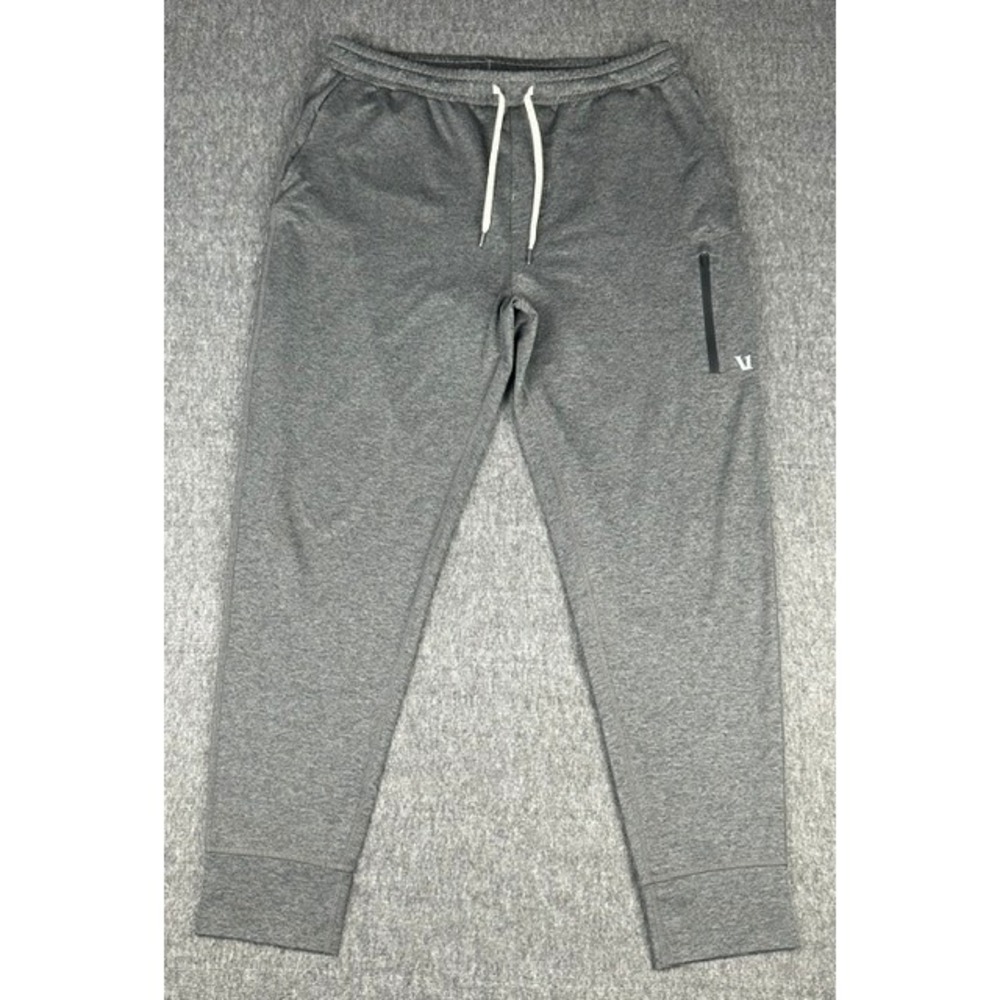 Vuori Ponto Performance Jogger Pants Mens Large Gray Heather V416 DreamKnit